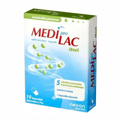 Mediprolac IBees Z Inuliną Probiotyk 10 Kapsułek