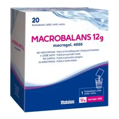 Macrobalans 12g Proszek Na Zaparcia 20 Saszetek