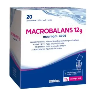 Macrobalans 12g Proszek Na Zaparcia 20 Saszetek