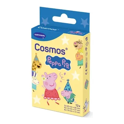Plaster Cosmos Dla Dzieci Świnka Peppa 12 Sztuk