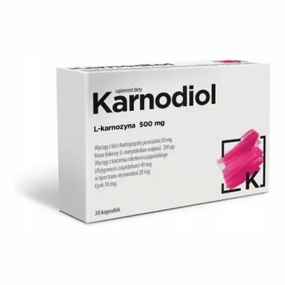 Karnodiol Prawidłowy Poziom Glukozy 30 Kapsułek