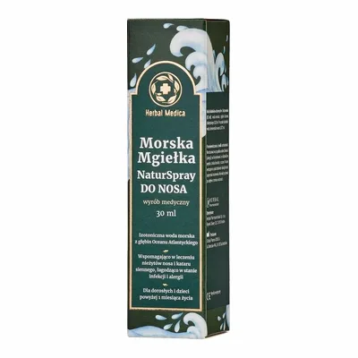 Morska Mgiełka NaturSpray Do Nosa Izotoniczna Woda Morska 30ml