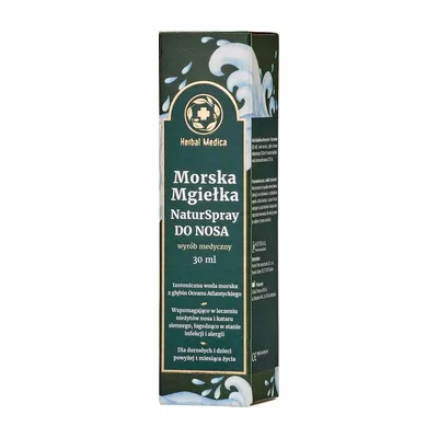 Morska Mgiełka NaturSpray Do Nosa Izotoniczna Woda Morska 30ml