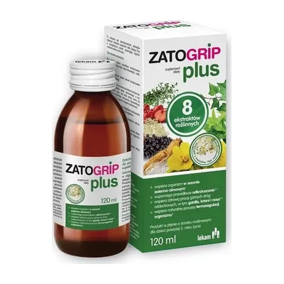 Zatogrip Plus Syrop Odporność Odkrztuszanie 120ml