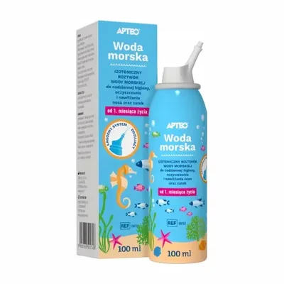 Apteo Woda Morska Izotoniczna Dla Dzieci 100ml