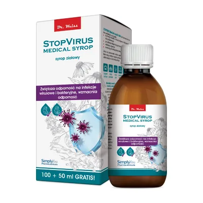 StopVirus Medical Syrop Ziołowy Na Odporność 150 ml