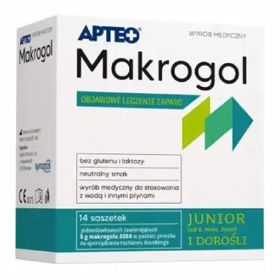 Makrogol Junior Apteo Na Zaparcia Dla Dzieci 14 Saszetek