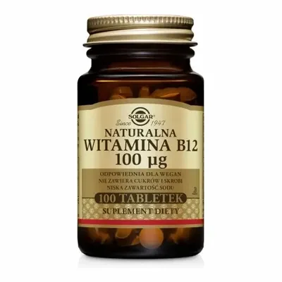 Solgar Witamina B12 100 mcg 100 Tabletek