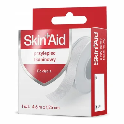 Skin Aid Przylepiec Tkaninowy 4,5m x 1,25cm