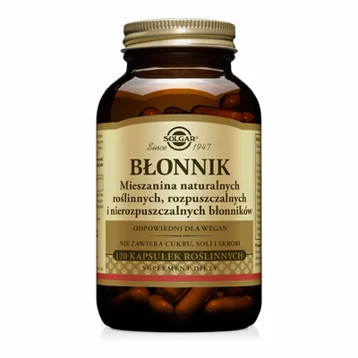 SOLGAR Błonnik Mieszanina Błonników 120 Kapsułek