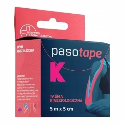 Taśma Kinezjologiczna 5cm x 5m Różowa