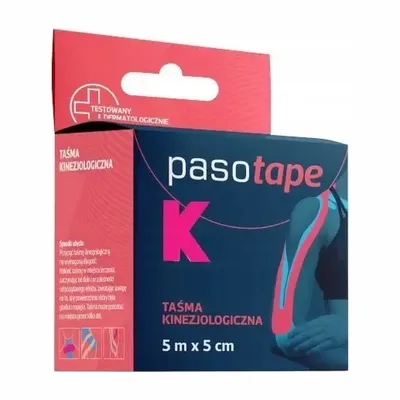 Taśma Kinezjologiczna 5cm x 5m Różowa