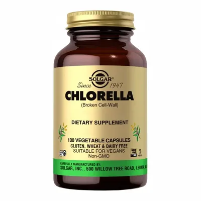 Solgar Chlorella 100 Kapsułek
