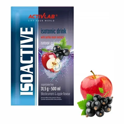 Activlab Isoactive 31,5g  czarna porzeczka z jabłkiem