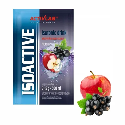 Activlab Isoactive 31,5g  czarna porzeczka z jabłkiem