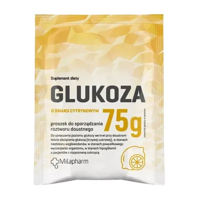Glukoza Proszek O Smaku Cytrynowym 75g