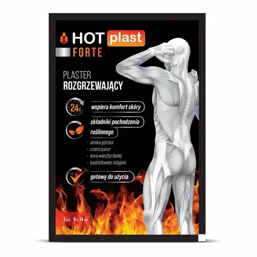 Plaster Rozgrzewający Hot Plast Forte 12x18 cm 1 Sztuka