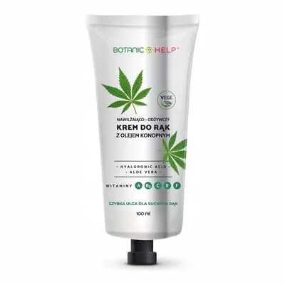 Botanic Help Krem Do Rąk Z Olejem Konopnym 100ml