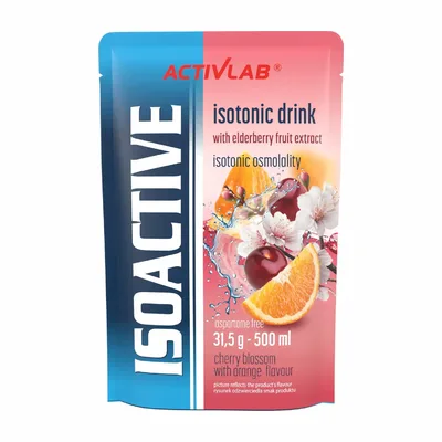 Drink Izotoniczny Isoactive Kwiat Wiśni Z Pomarańczą 1 Saszetka