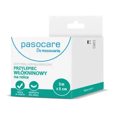 Plaster Włókninowy Na Rolce 5m x 5cm