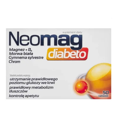 Neomag Diabeto 50 Tabletek