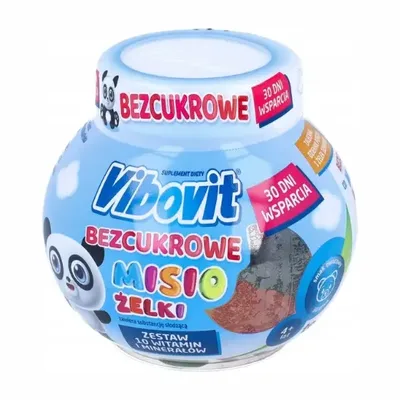 Vibovit Bezcukrowe Misio Żelki O Smaku Owocowym 30 Sztuk