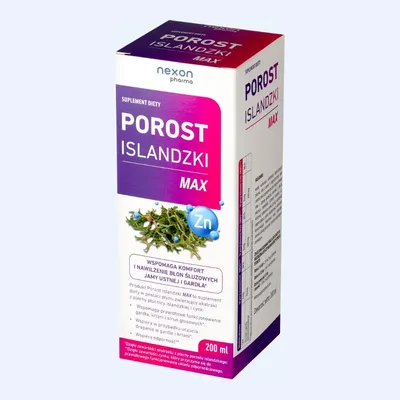 Porost Islandzki Max Syrop 200ml