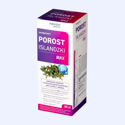 Porost Islandzki Max Syrop 200ml