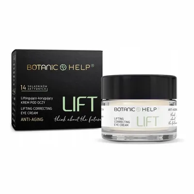 BotanicHelp Lift Pod Oczy Krem Liftingująco-Ujędrniający Z Konopiami 15ml