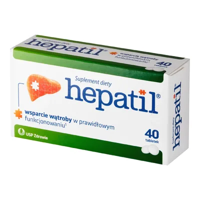 Hepatil Wsparcie Wątroby W Prawidłowym Funkcjonowaniu 40 Tabletek