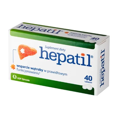 Hepatil Wsparcie Wątroby W Prawidłowym Funkcjonowaniu 40 Tabletek