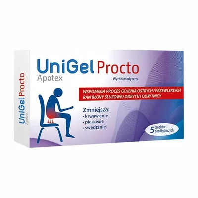 Unigel Procto Wsparcie Procesów Gojenia Ran 5 Czopków