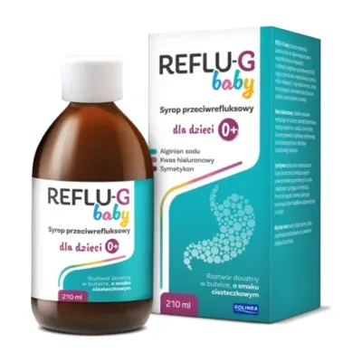 Reflu-G Baby Syrop Przeciwrefluksowy Dla Dzieci 210 ml