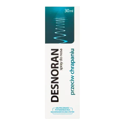 Desnoran Spray Do Nosa Niwelujący Chrapanie 30 ml