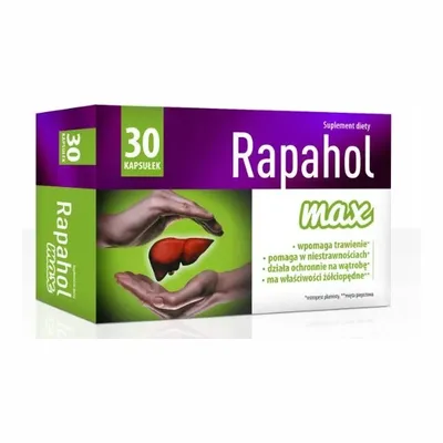 Rapahol Max Trawienie Wątroba 30 Tabletek