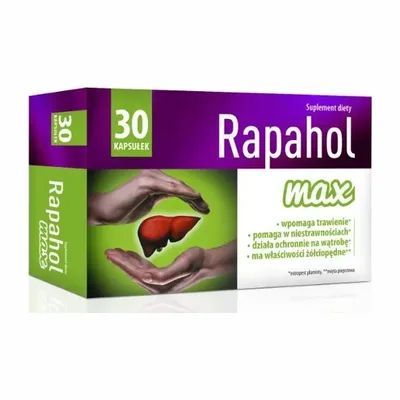 Rapahol Max Trawienie Wątroba 30 Tabletek