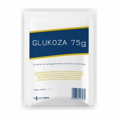 Glukoza Proszek Do Sporządzania Roztworu Doustnego 75g 1 Sztuka