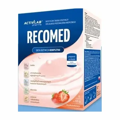 RecoMed truskawka 6 saszetek 65g