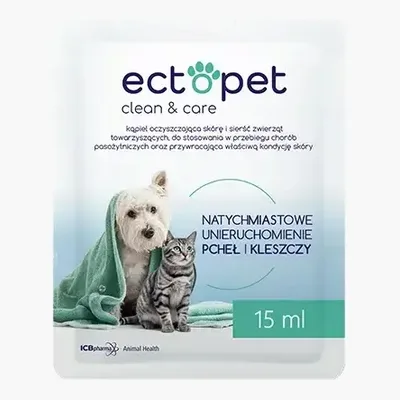 Ectopet Clean And Care Kąpiel Oczyszczająca Dla Zwierząt Na Pasożyty