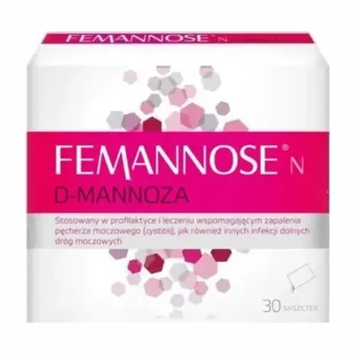 Femannose D-Mannoza Ukłąd Moczowy Pęcherz 30 Saszetek