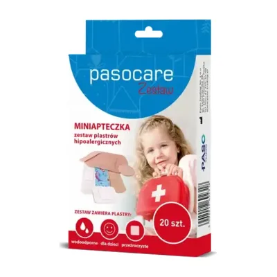 Plastry Zestaw Hipoalergiczny Mini Apteczka 20 Sztuk