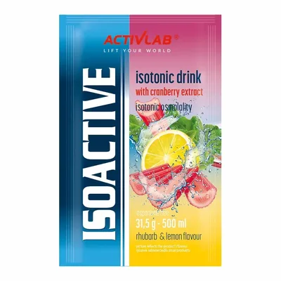Drink Izotoniczny Activlab Isoactive Rabarbar-Cytryna 1 Saszetka