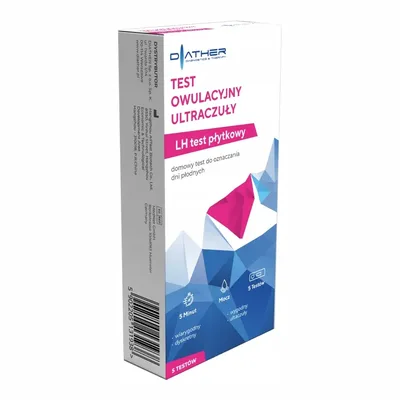 Test Owulacyjny Ultraczuły Płytkowy 5 Sztuk