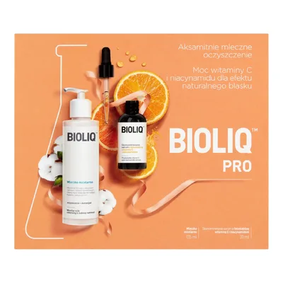 Bioliq Pro Zestaw Mleczko Micelarne + Serum Z Witaminą C