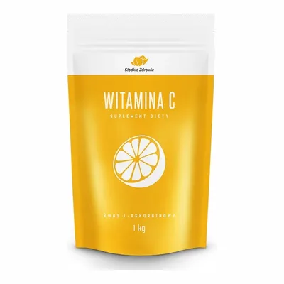 Słodkie Zdrowie Witamina C 1000mg – Czysty Kwas L-Askorbinowy – 1kg