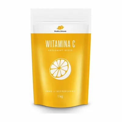 Słodkie Zdrowie Witamina C 1000mg – Czysty Kwas L-Askorbinowy – 1kg