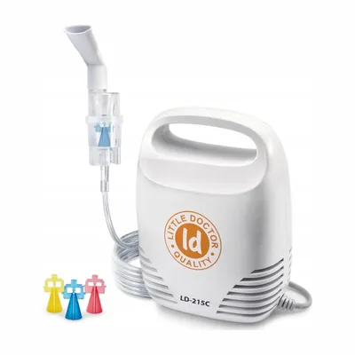 Little Doctor Inhalator Tłokowy Kompresorowy LD-215C – Cichy i Wydajny dla Całej Rodziny – 1 sztuka