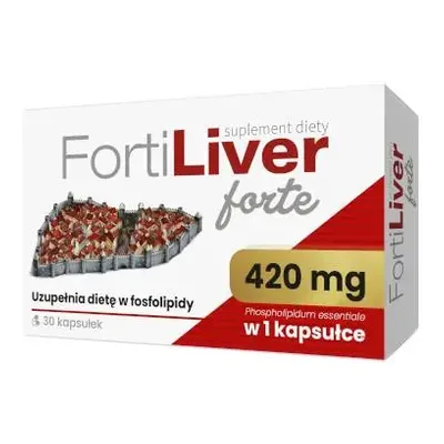 Fortiliver Forte Wsparcie Wątroby 30 Kapsułek