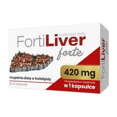 Fortiliver Forte Wsparcie Wątroby 30 Kapsułek