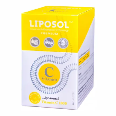 Aliness Liposol Liposomalna Witamina C 1000mg Odporność 40 Saszetek